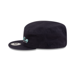 New Era Branded Navy Painter Elastic Back Hat