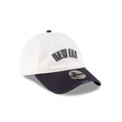 New Era Branded Sweep Rugby College White 9FORTY Adjustable Hat