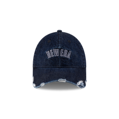 New Era Branded Sweep Rugby Denim Muted Indigo 9FORTY Adjustable Hat