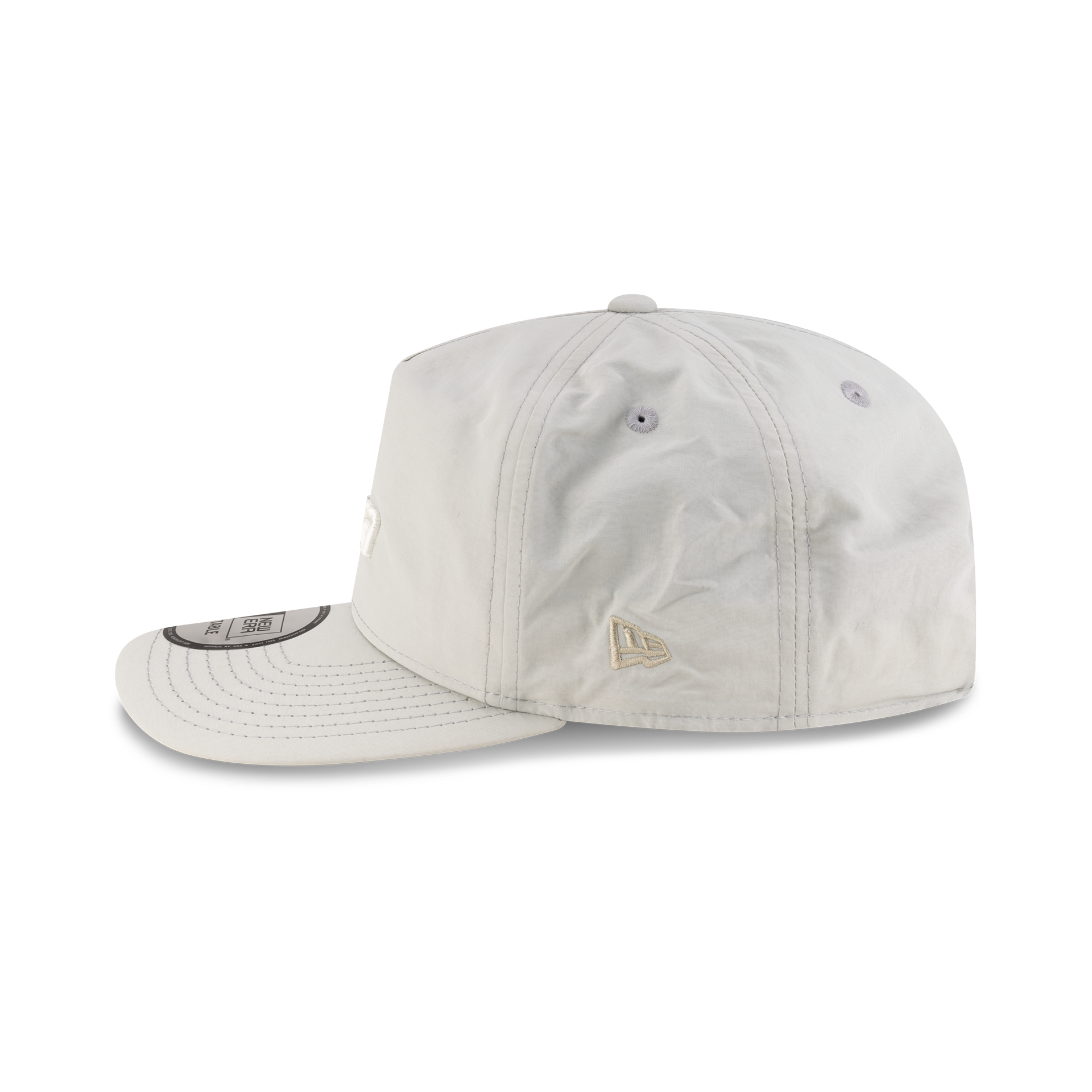 New Era Branded Raised Flag Mirage Gray Golfer Hat