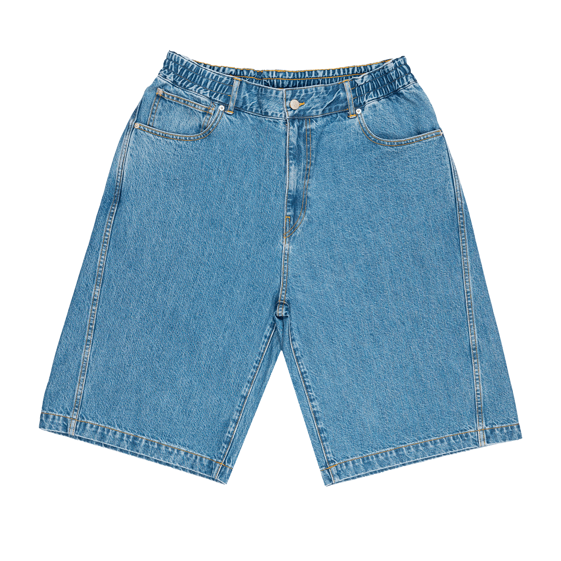New Era Branded Warehouse Navy Jean Shorts