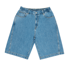 New Era Branded Warehouse Navy Jean Shorts