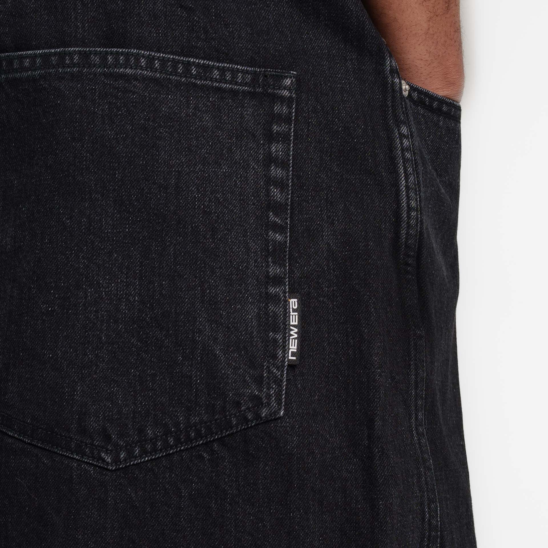 New Era Branded Warehouse Black Jean Shorts