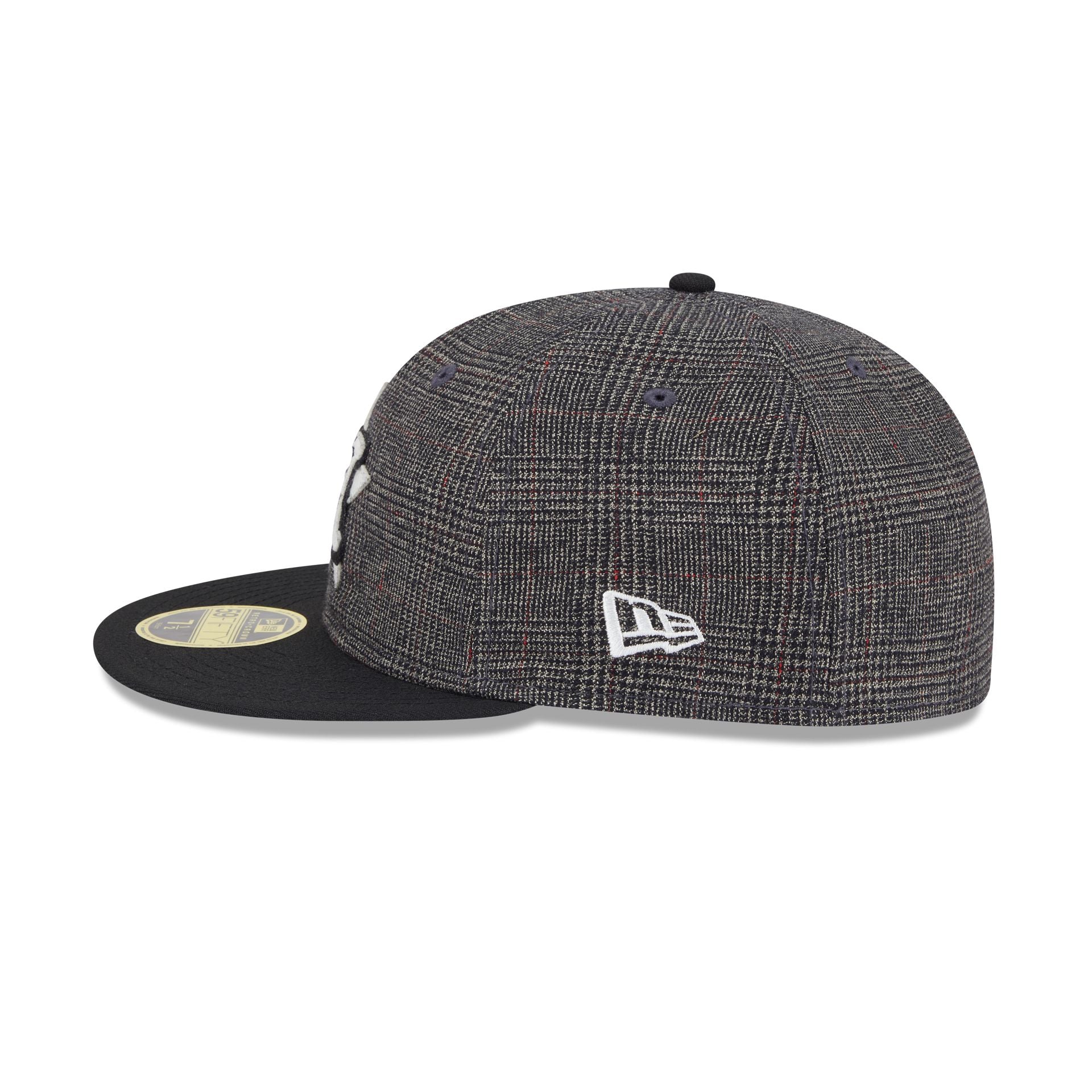Houston Astros Plaid Retro Crown 59FIFTY Fitted Hat