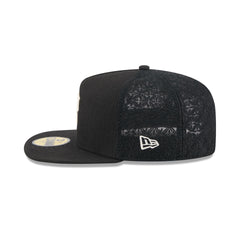 Pittsburgh Pirates Black Mesh 59FIFTY A-Frame Fitted Hat