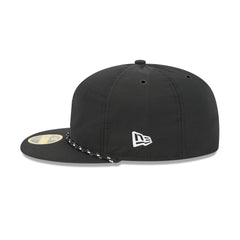 Houston Astros Black Poly Rope Split Panel 59FIFTY Fitted Hat