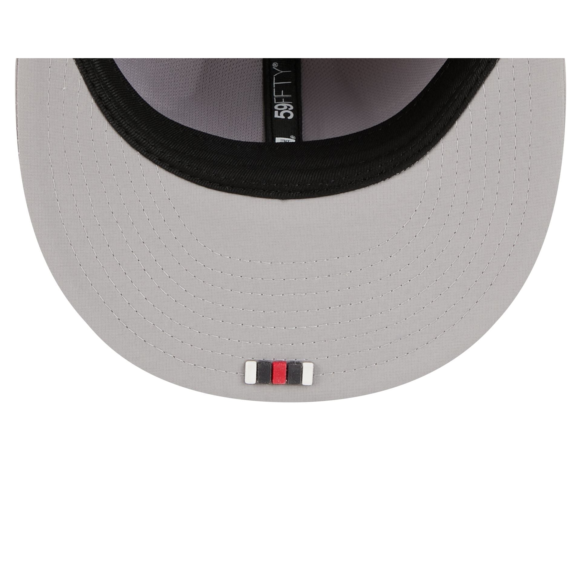Houston Texans 2025 Sideline Hot Weather Gray 59FIFTY Fitted Hat