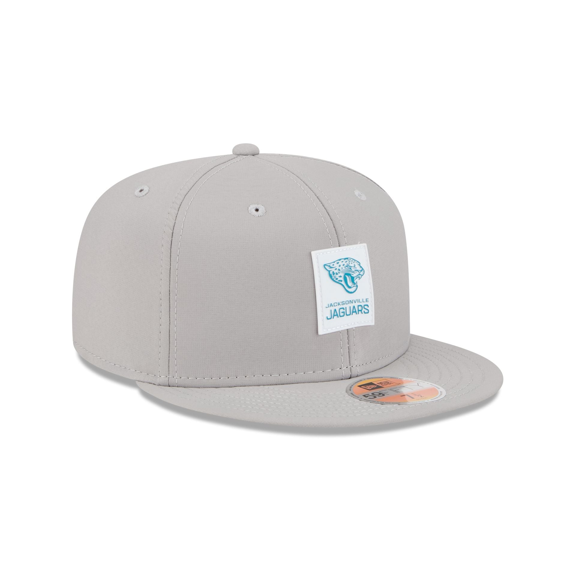 Jacksonville Jaguars 2025 Sideline Hot Weather Gray 59FIFTY Fitted Hat