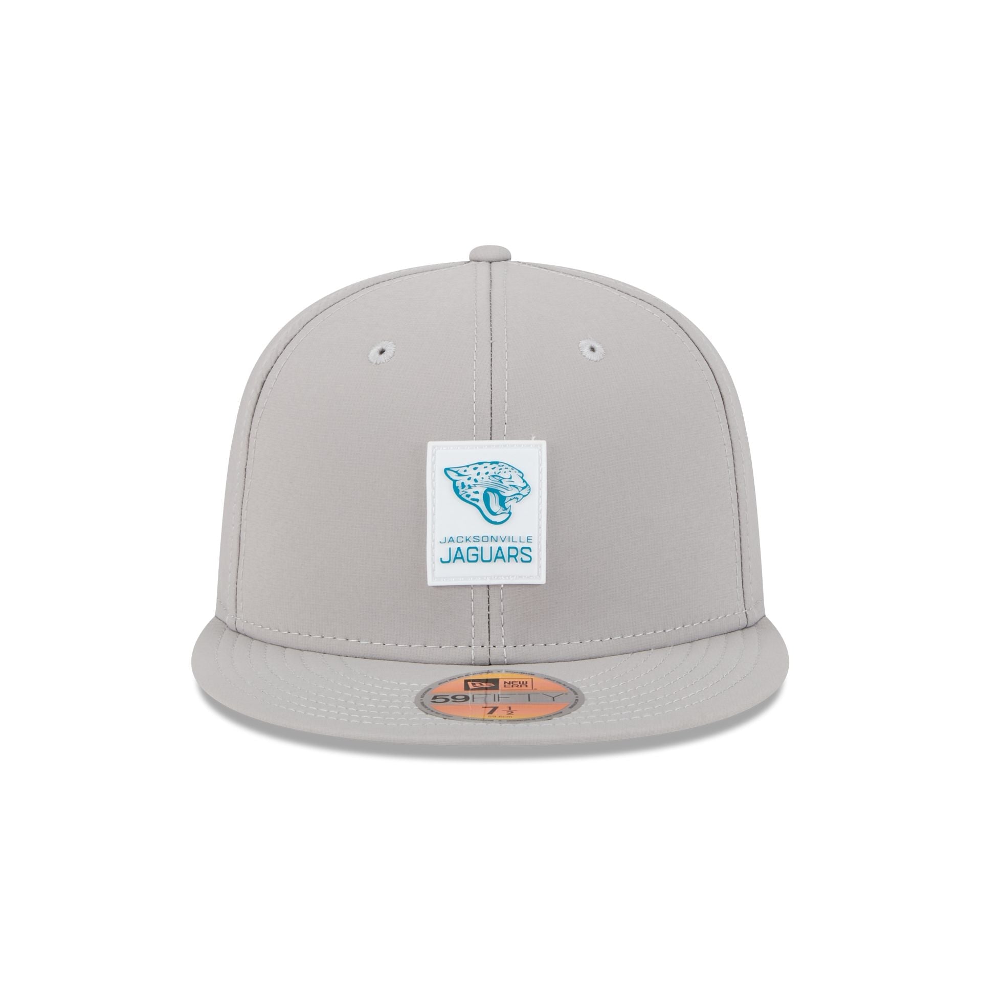 Jacksonville Jaguars 2025 Sideline Hot Weather Gray 59FIFTY Fitted Hat