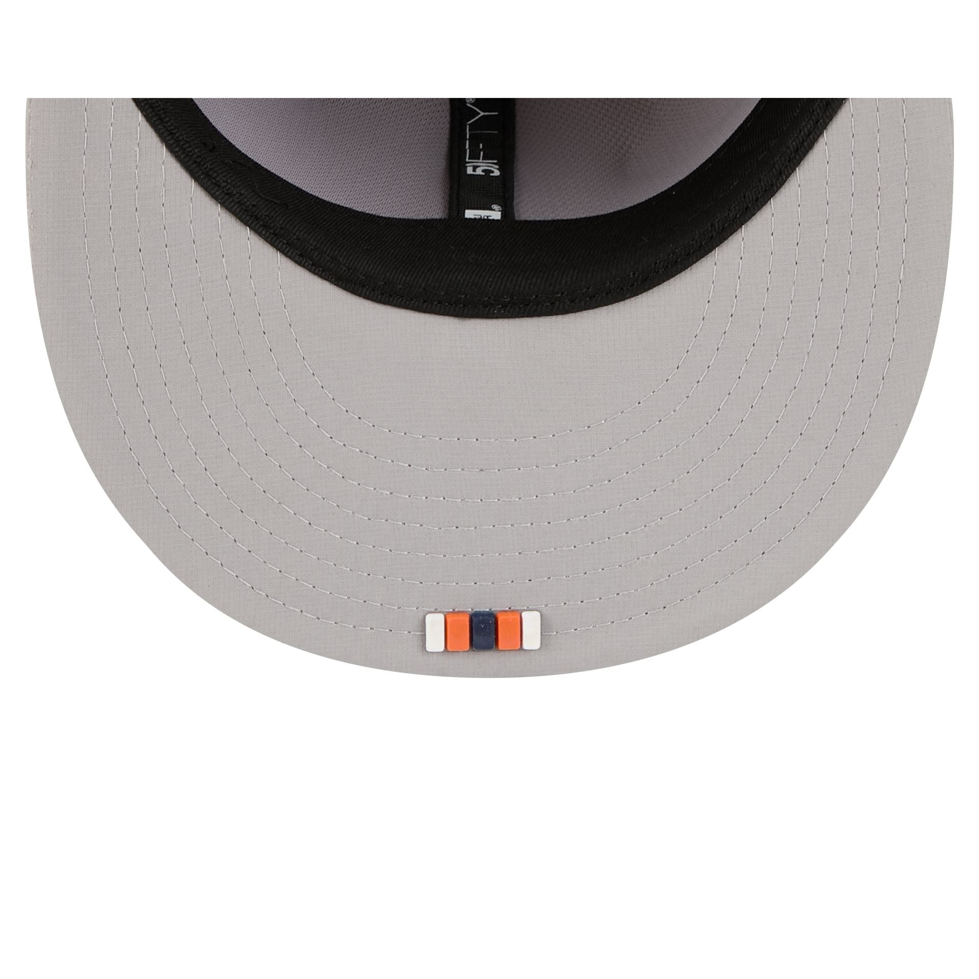 Denver Broncos 2025 Sideline Hot Weather Gray 59FIFTY Fitted Hat
