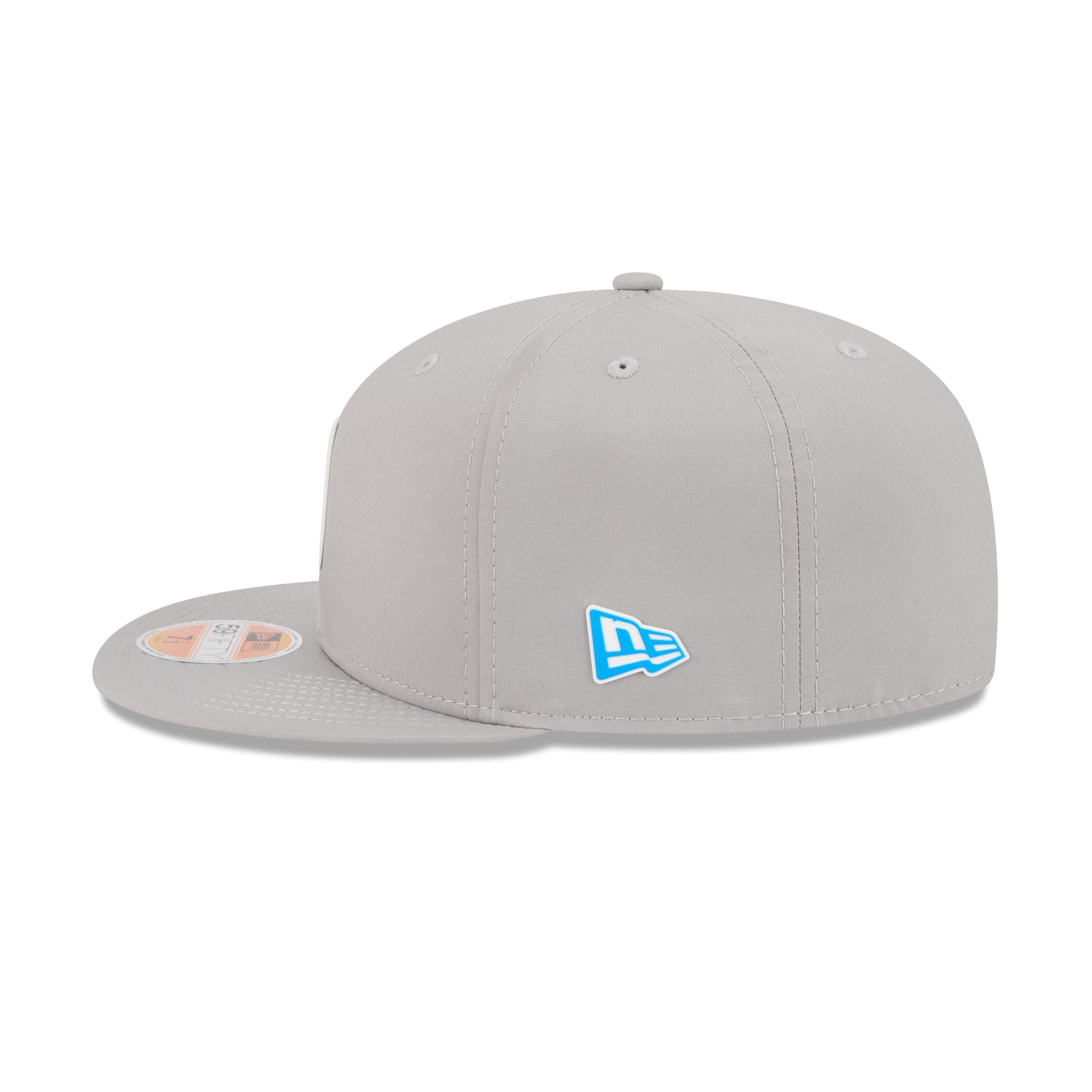 Detroit Lions 2025 Sideline Hot Weather Gray 59FIFTY Fitted Hat