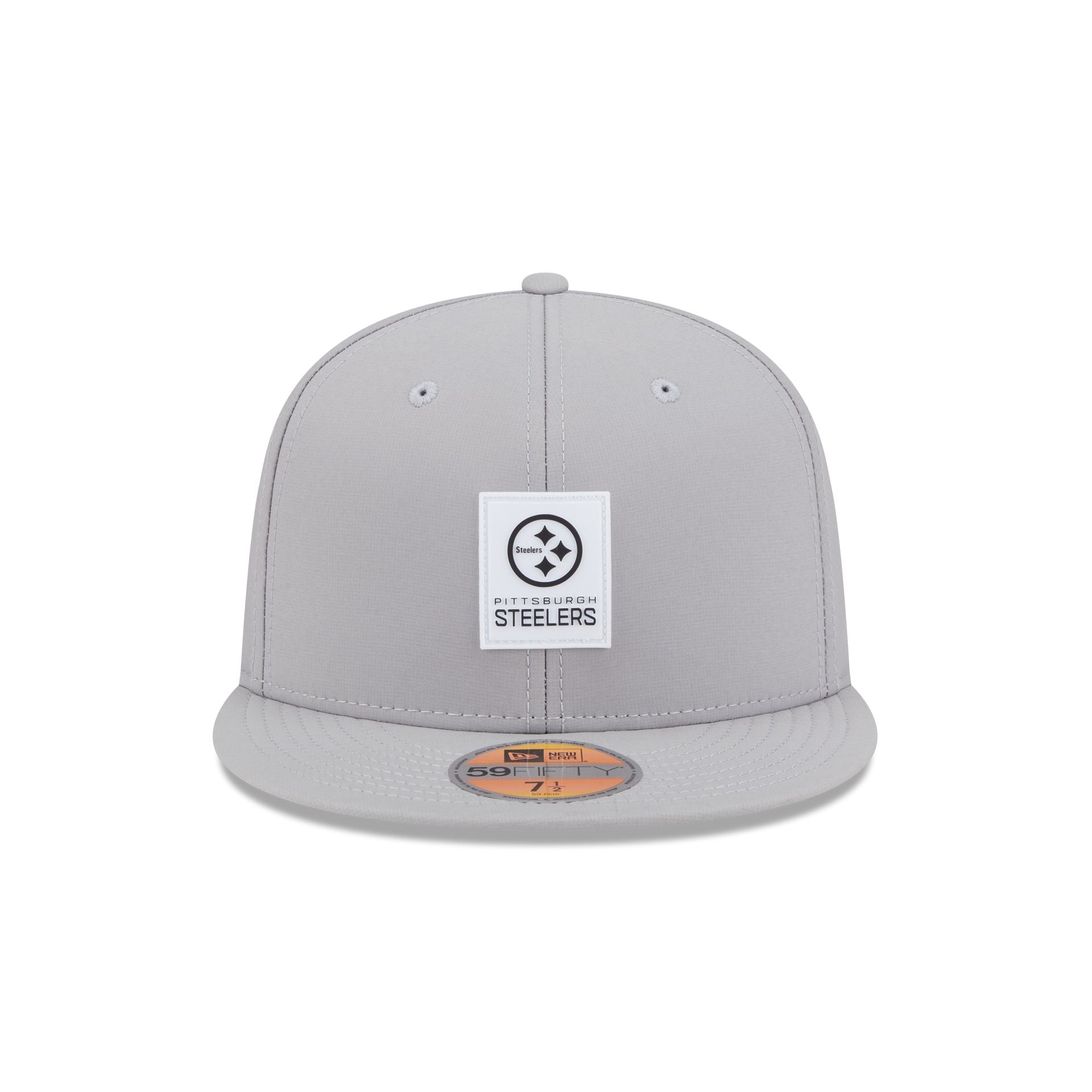 Pittsburgh Steelers 2025 Sideline Hot Weather Gray 59FIFTY Fitted Hat