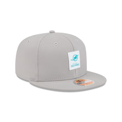 Miami Dolphins 2025 Sideline Hot Weather Gray 59FIFTY Fitted Hat