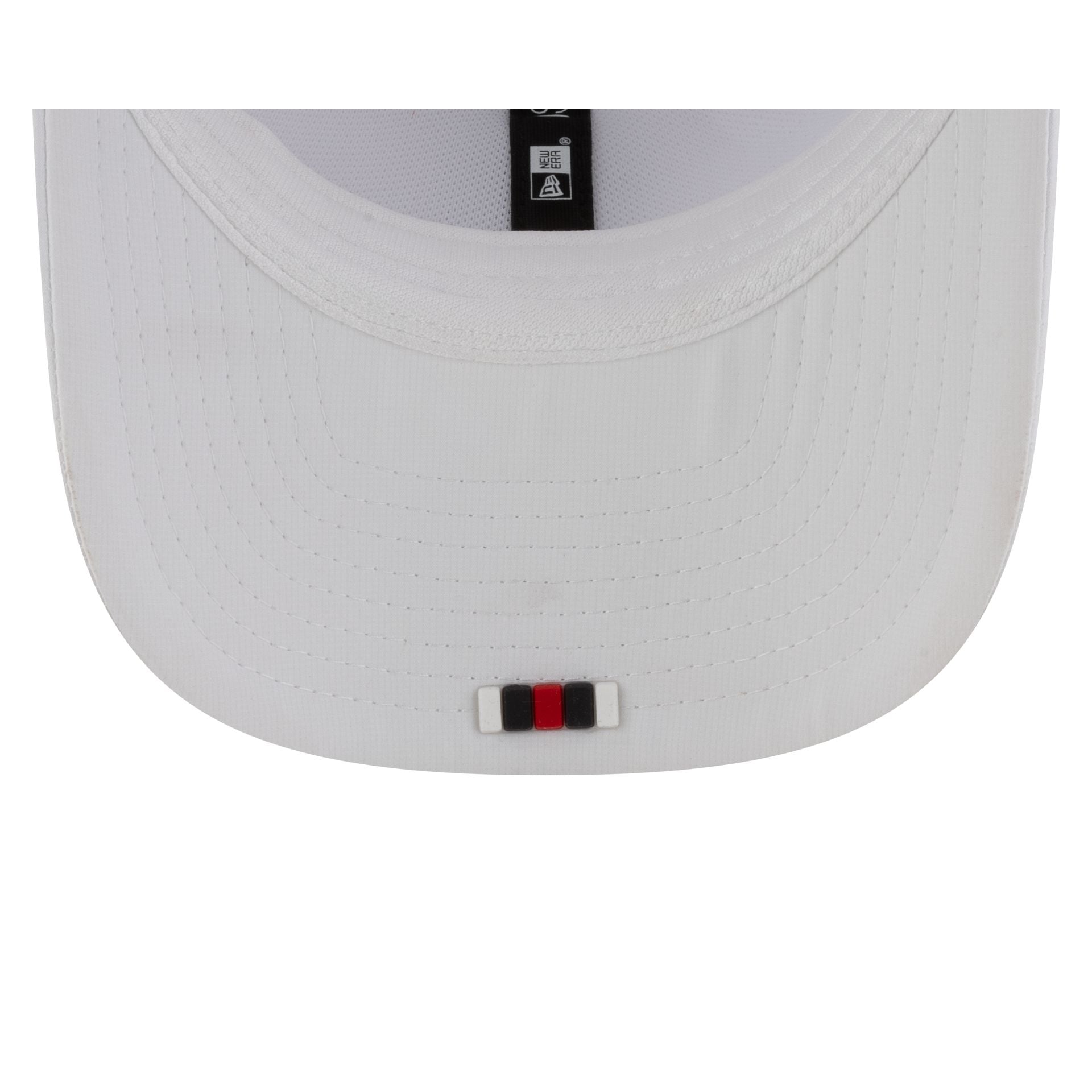 Houston Texans 2025 Sideline Hot Weather White H 9SEVENTY Trucker Hat