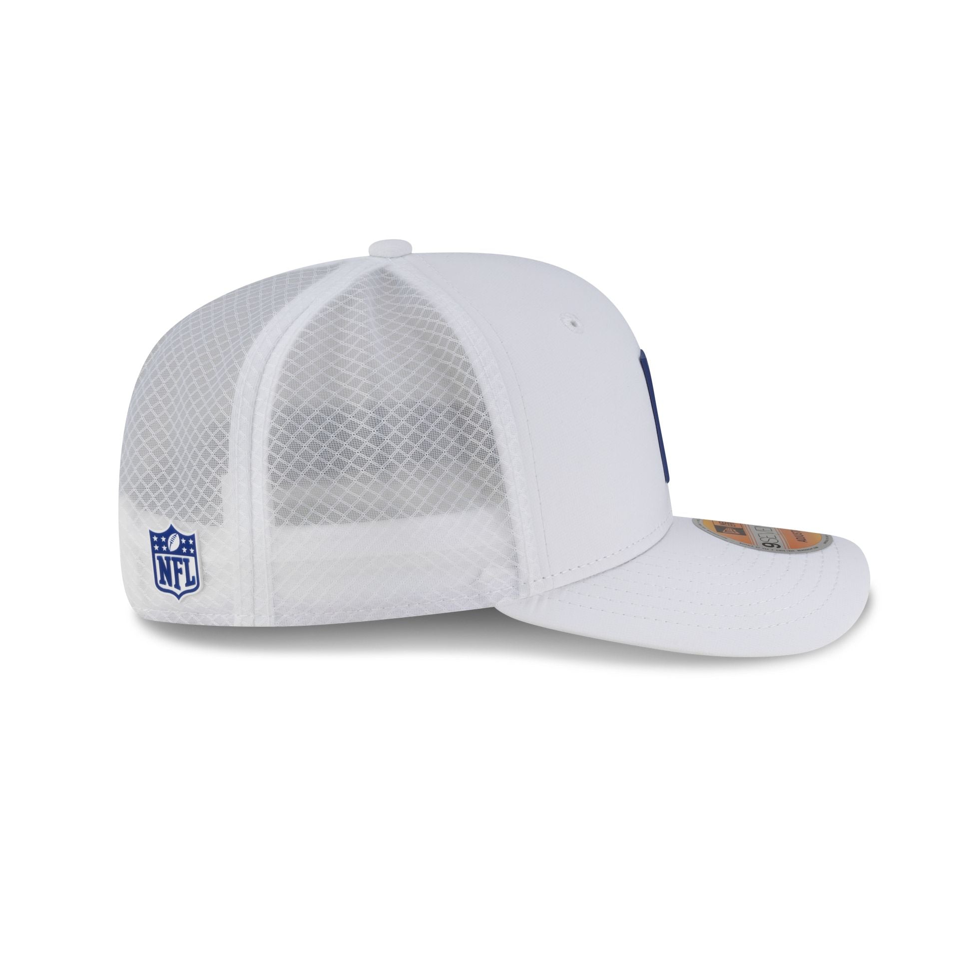New York Giants 2025 Sideline Hot Weather White 9SEVENTY Trucker Hat