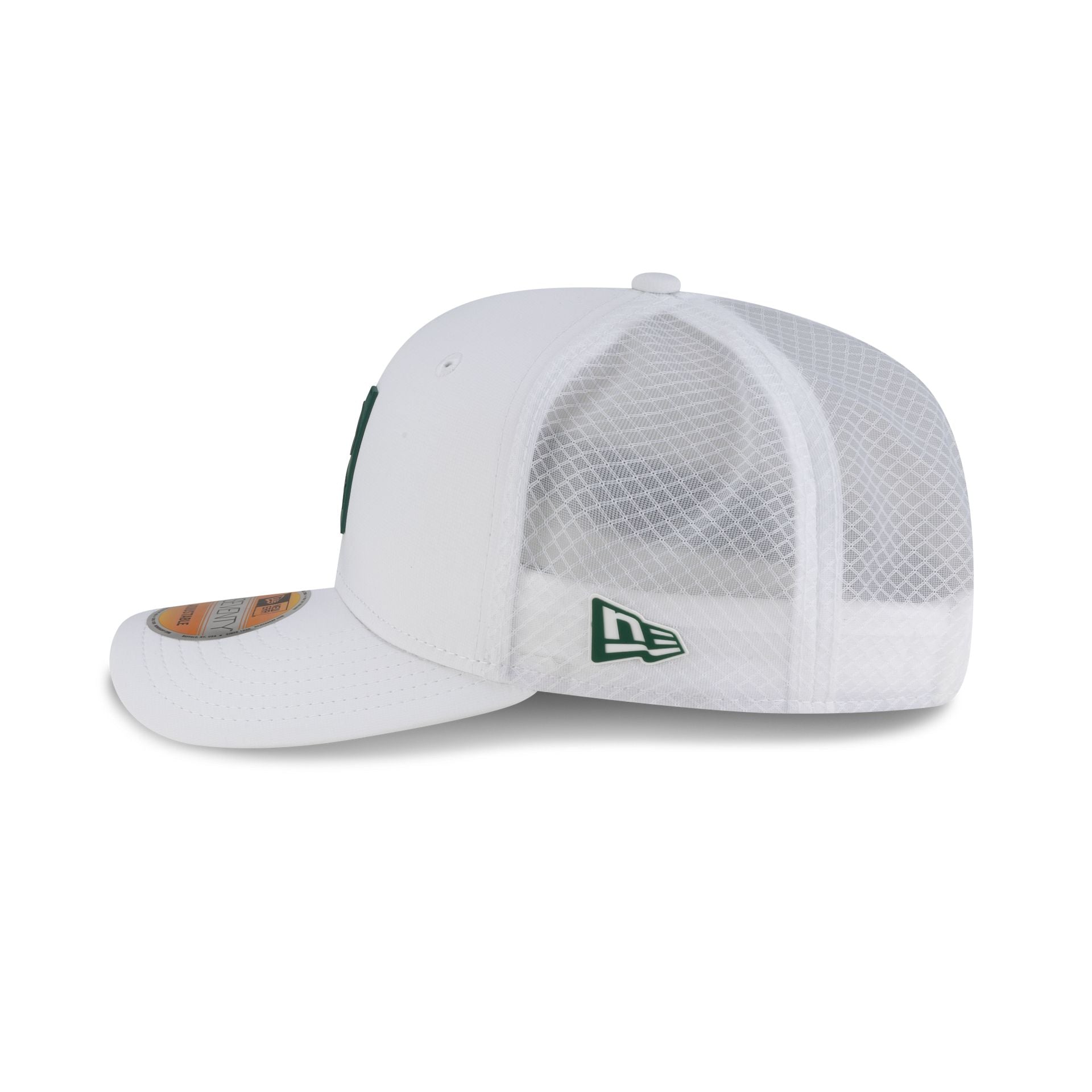 New York Jets 2025 Sideline Hot Weather White 9SEVENTY Trucker Hat