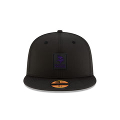 Minnesota Vikings 2025 Sideline Hot Weather Black 59FIFTY Fitted Hat