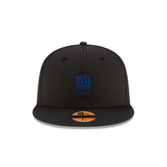 New York Giants 2025 Sideline Hot Weather Black 59FIFTY Fitted Hat