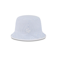 New Era Cap Sky Blue Pinstripe Bucket Hat