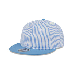 New Era Cap Sky Blue Pinstripe Retro Crown 9FIFTY Snapback Hat