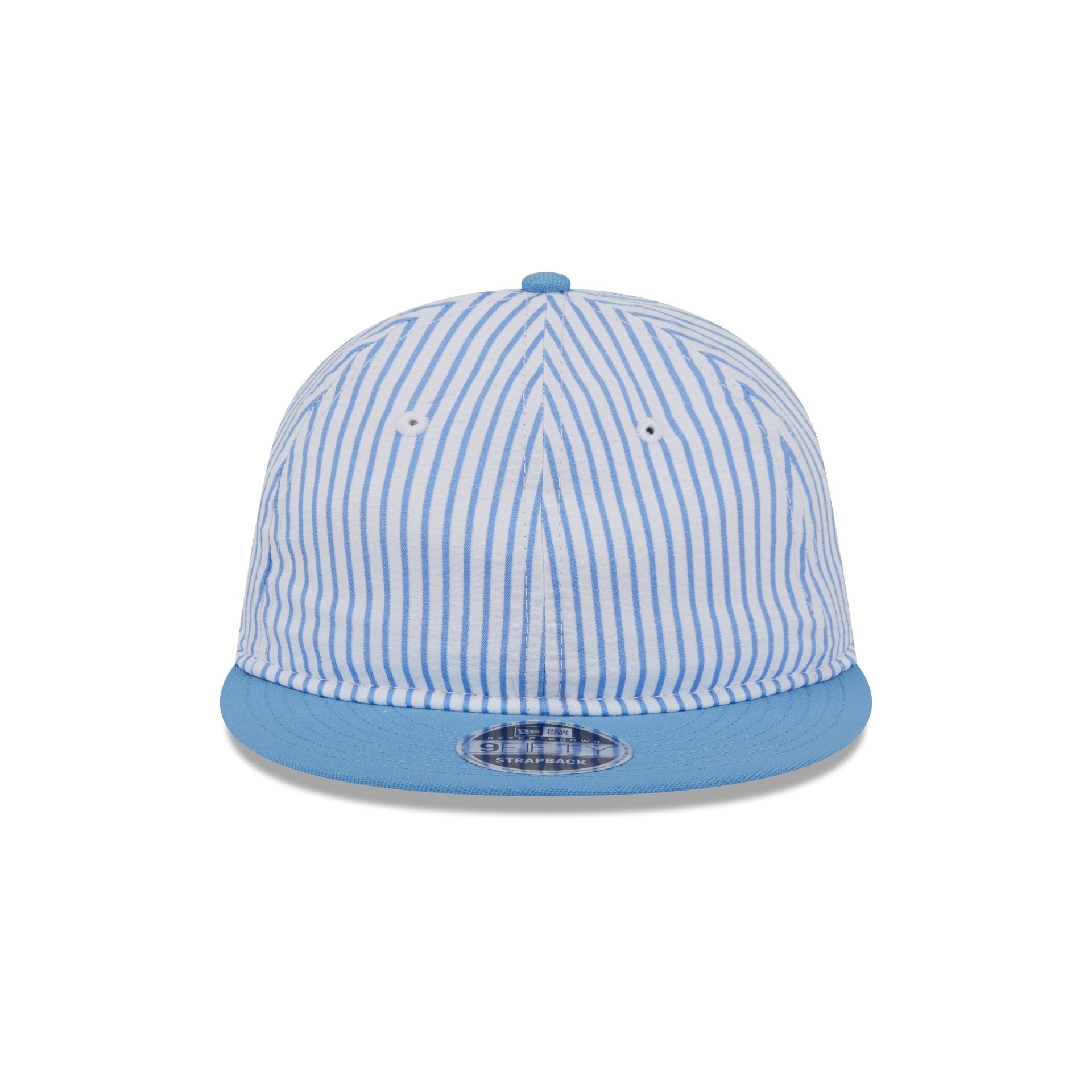 New Era Cap Sky Blue Pinstripe Retro Crown 9FIFTY Snapback Hat