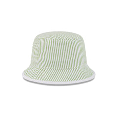 New Era Cap Lime Green Pinstripe Bucket Hat