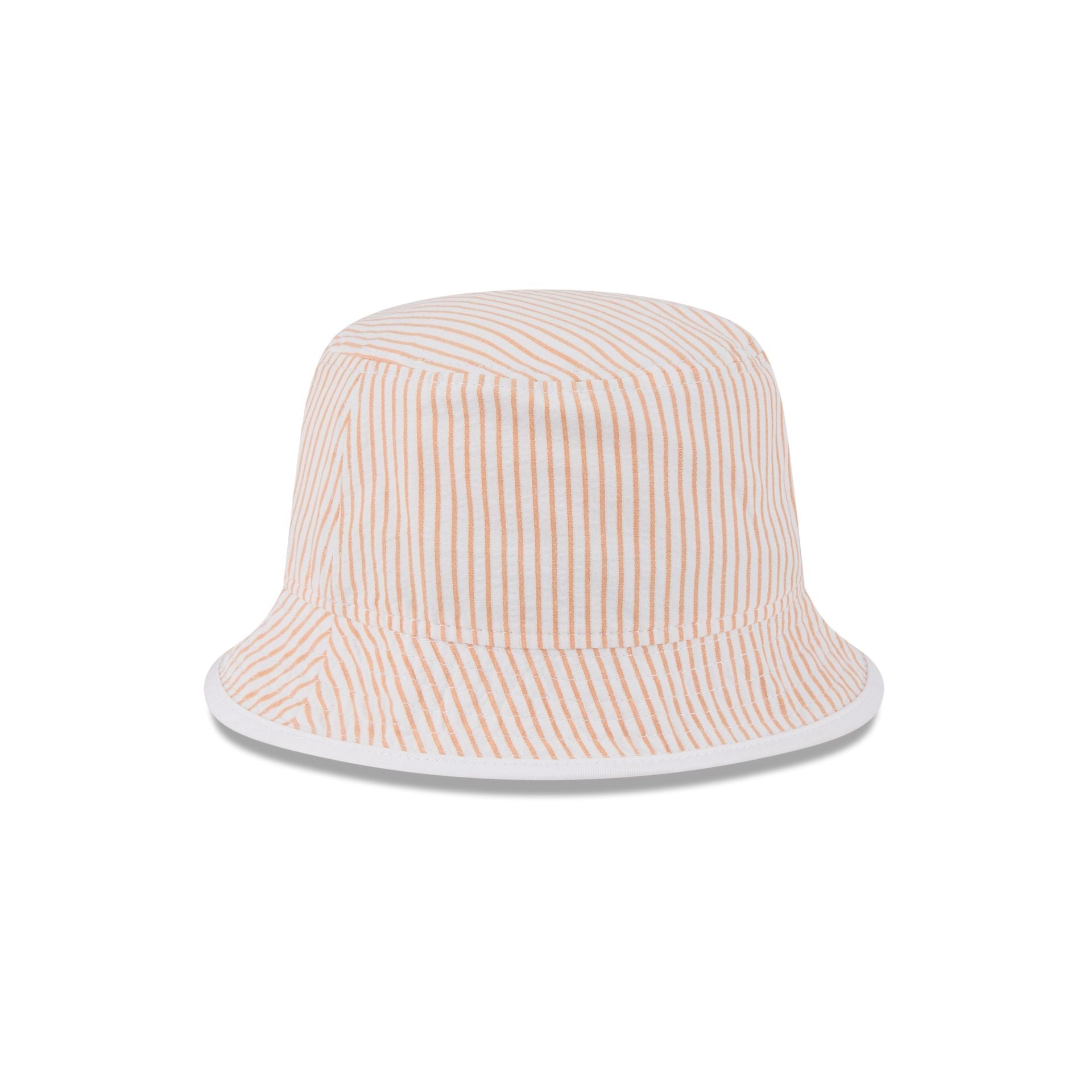 New Era Cap Orange Pinstripe Bucket Hat