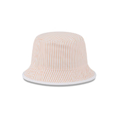 New Era Cap Orange Pinstripe Bucket Hat