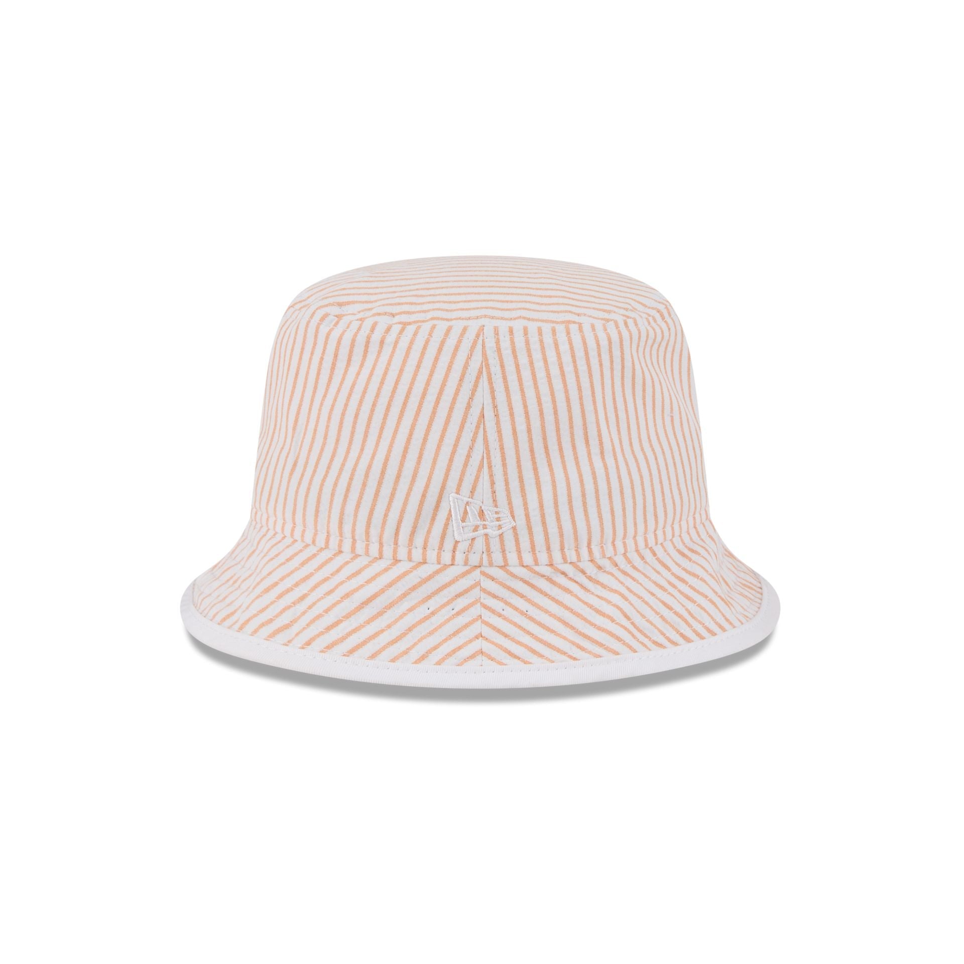 New Era Cap Orange Pinstripe Bucket Hat