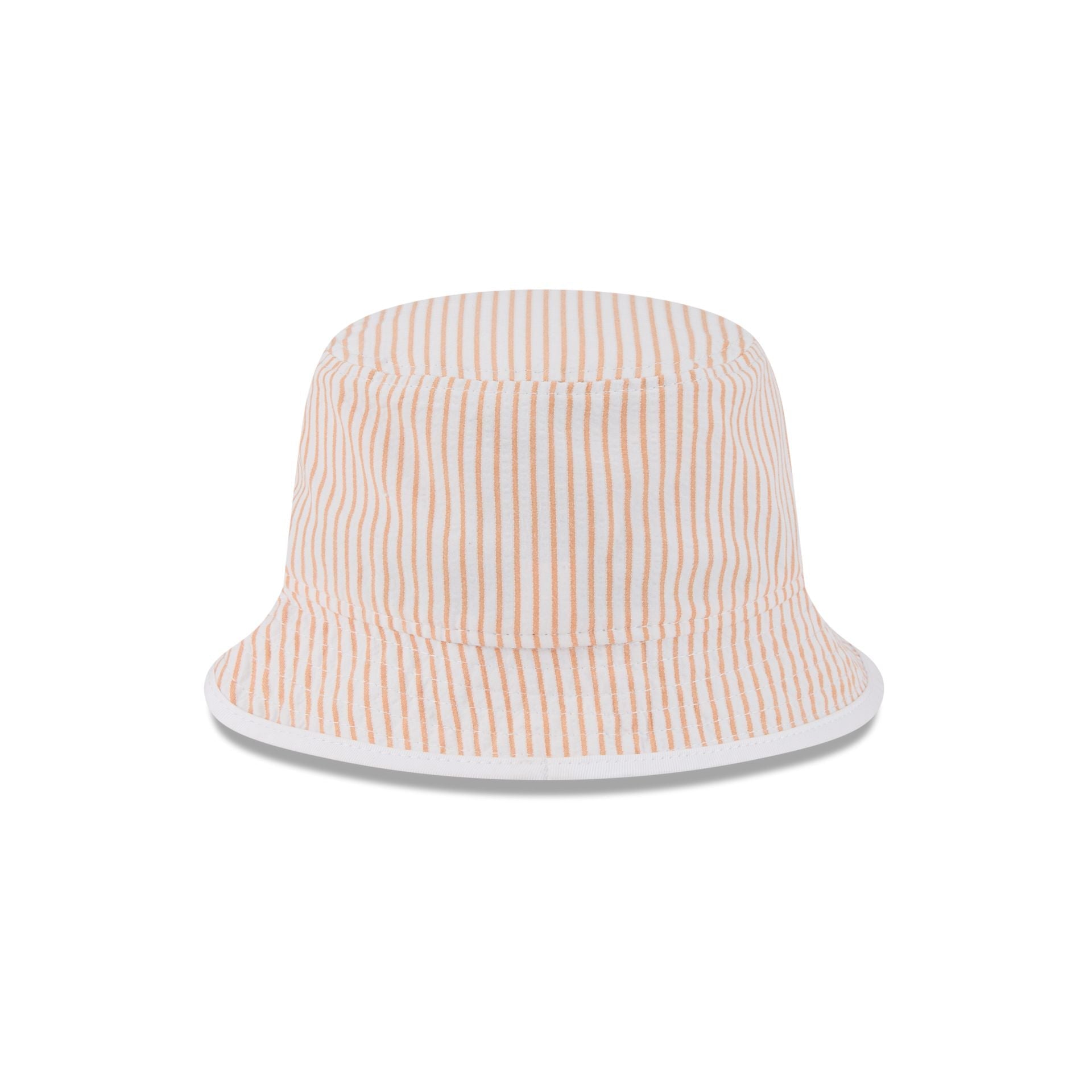 New Era Cap Orange Pinstripe Bucket Hat