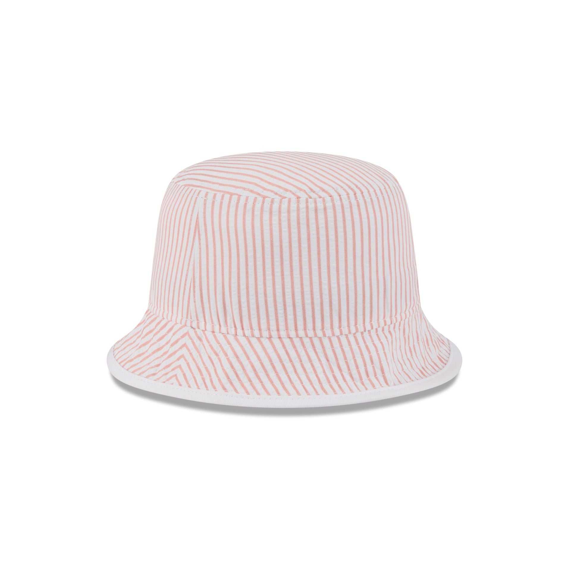 New Era Cap Peach Pinstripe Bucket Hat