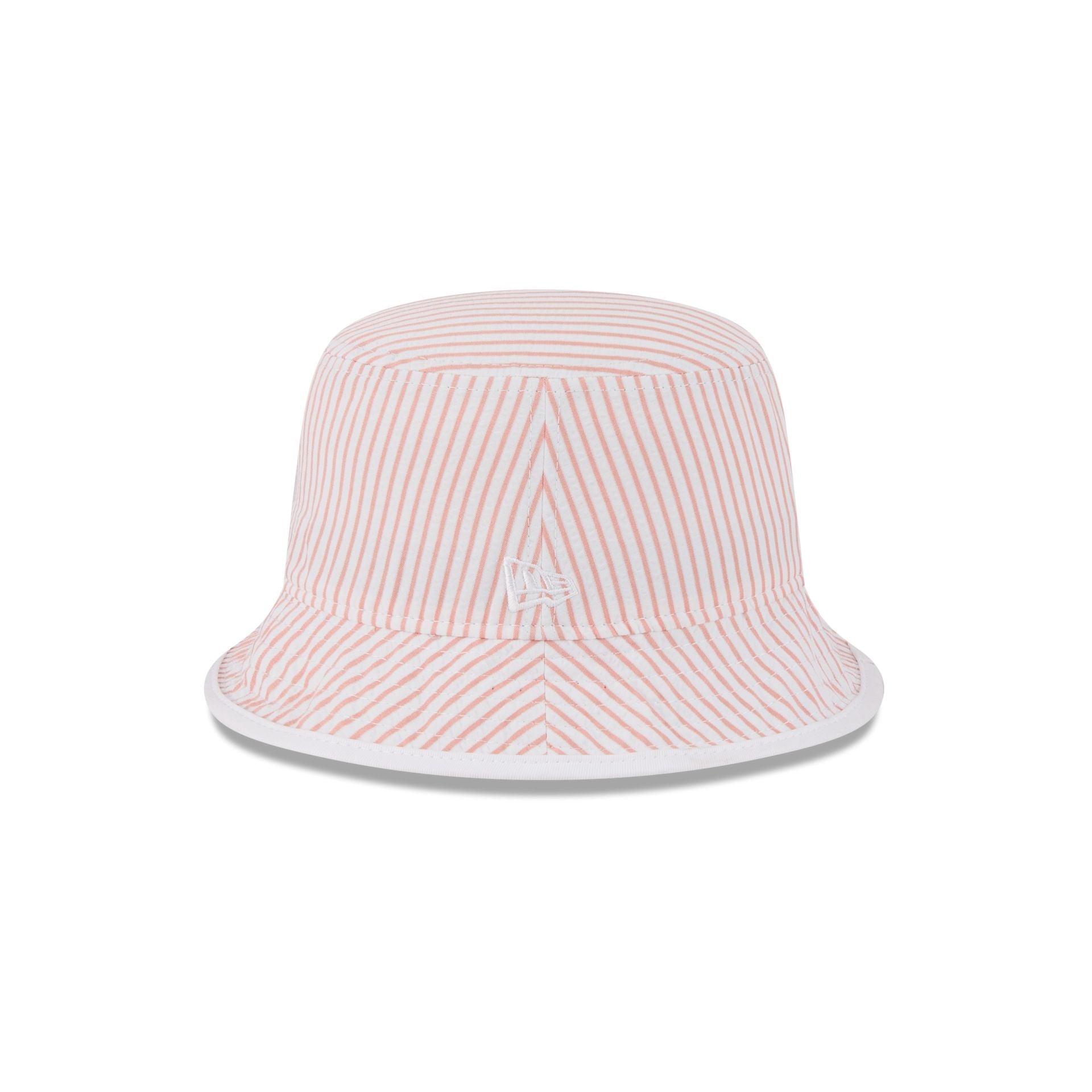 New Era Cap Peach Pinstripe Bucket Hat