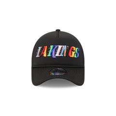 Los Angeles Kings Rainbow Wordmark 9FORTY A-Frame Trucker Hat