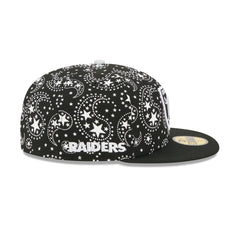 Las Vegas Raiders Star Studded 59FIFTY Fitted Hat