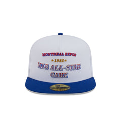 Montreal Expos Summer Derby White 59FIFTY A-Frame Fitted Hat