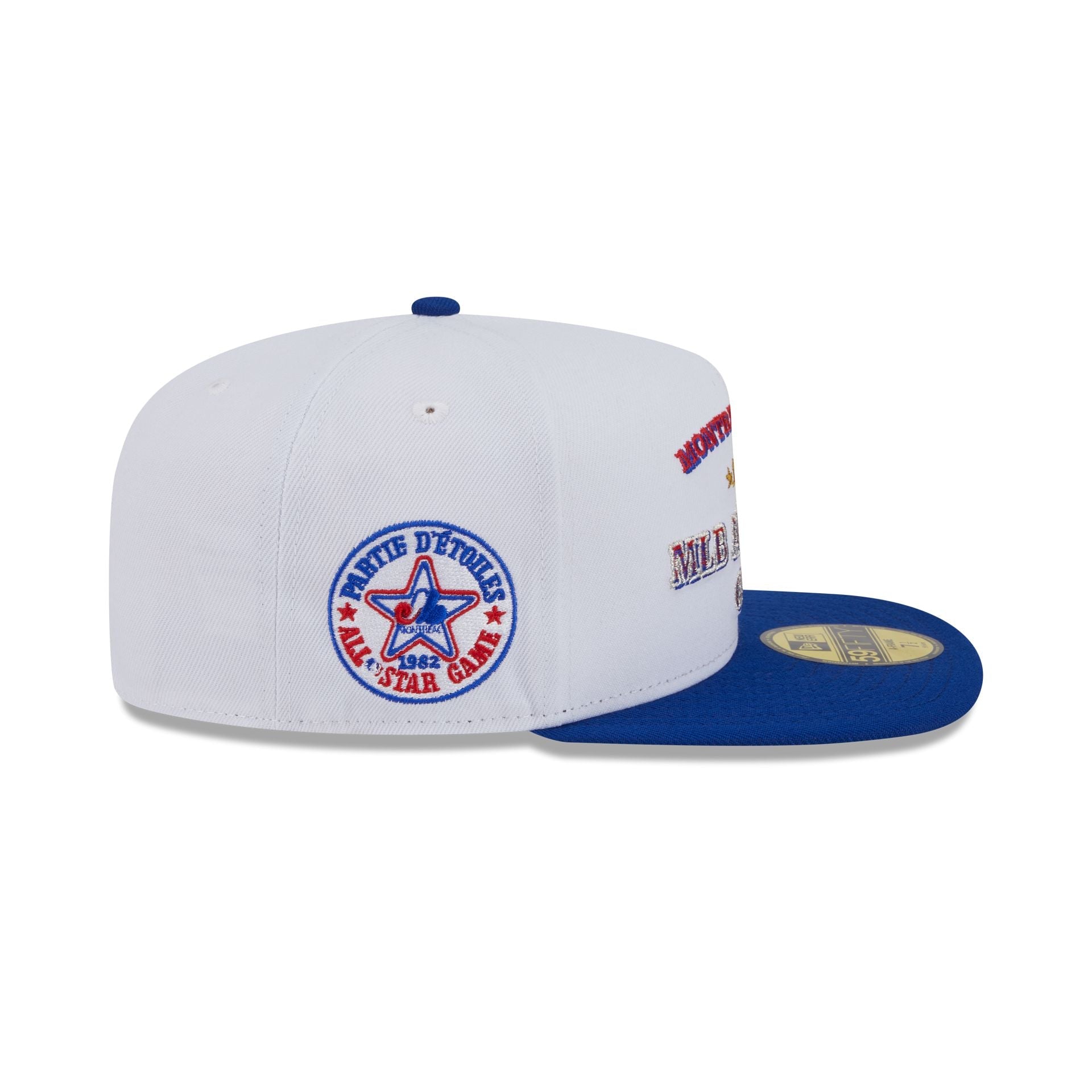 Montreal Expos Summer Derby White 59FIFTY A-Frame Fitted Hat