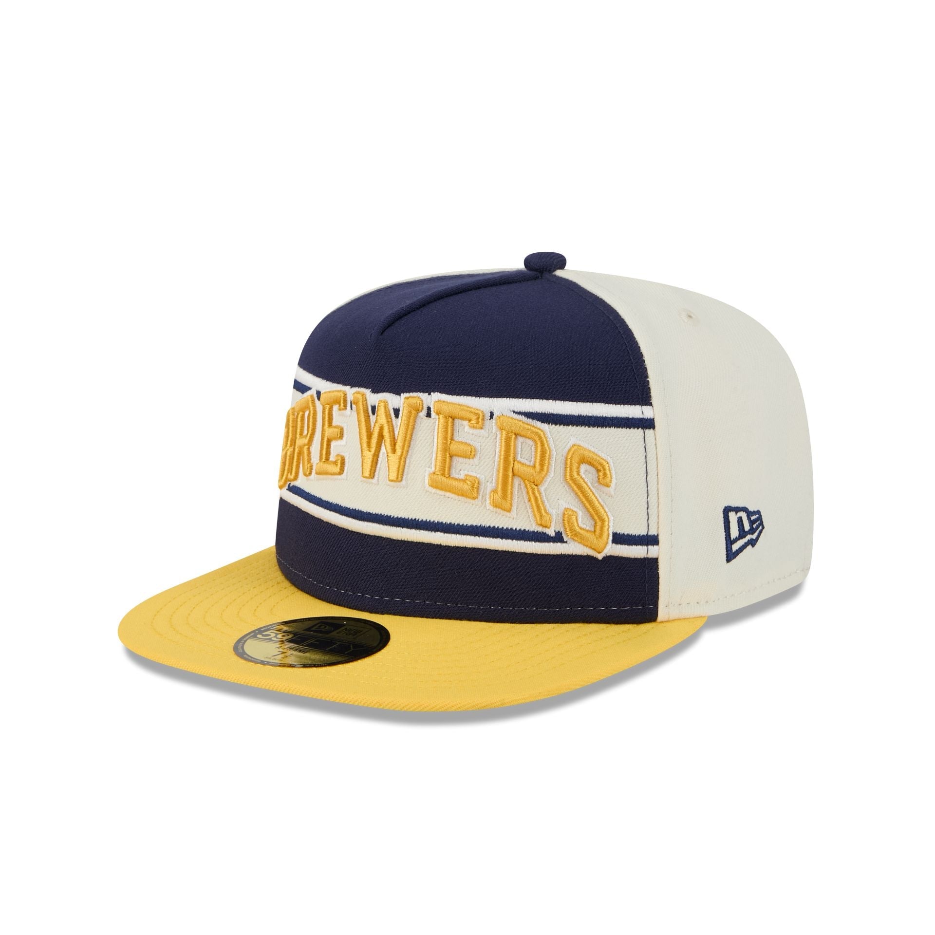Milwaukee Brewers Summer Derby 59FIFTY A-Frame Fitted Hat