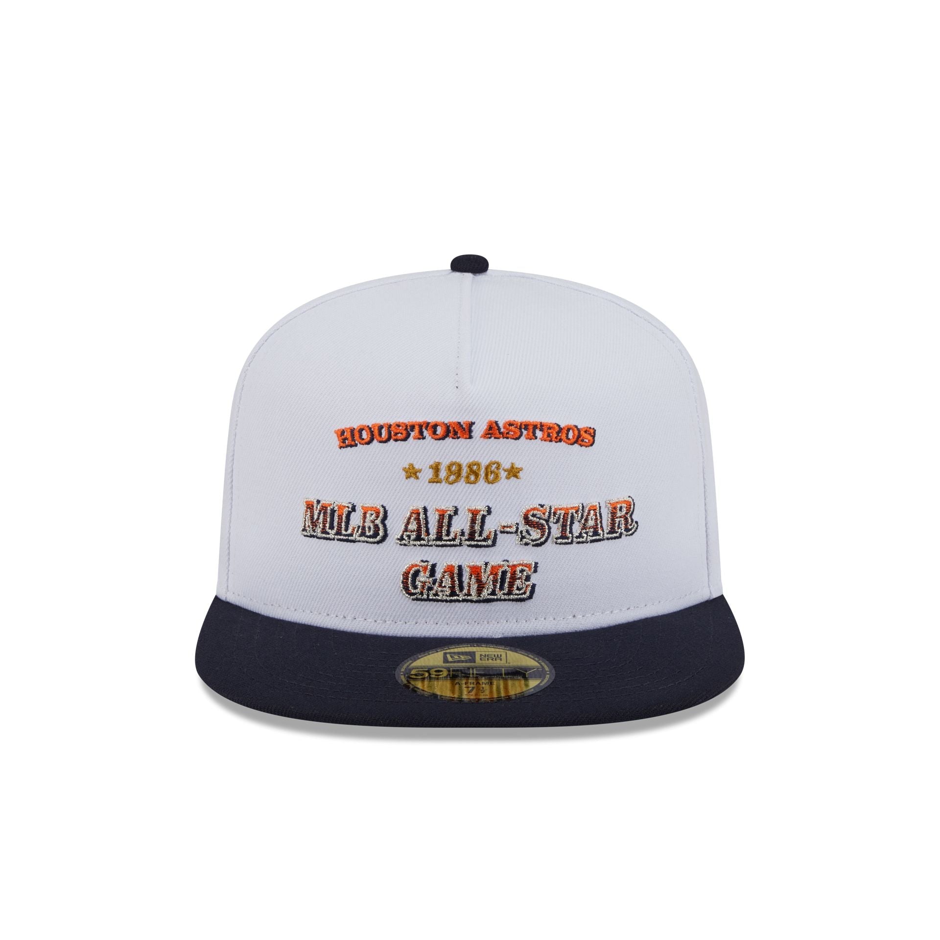 Houston Astros Summer Derby White 59FIFTY A-Frame Fitted Hat
