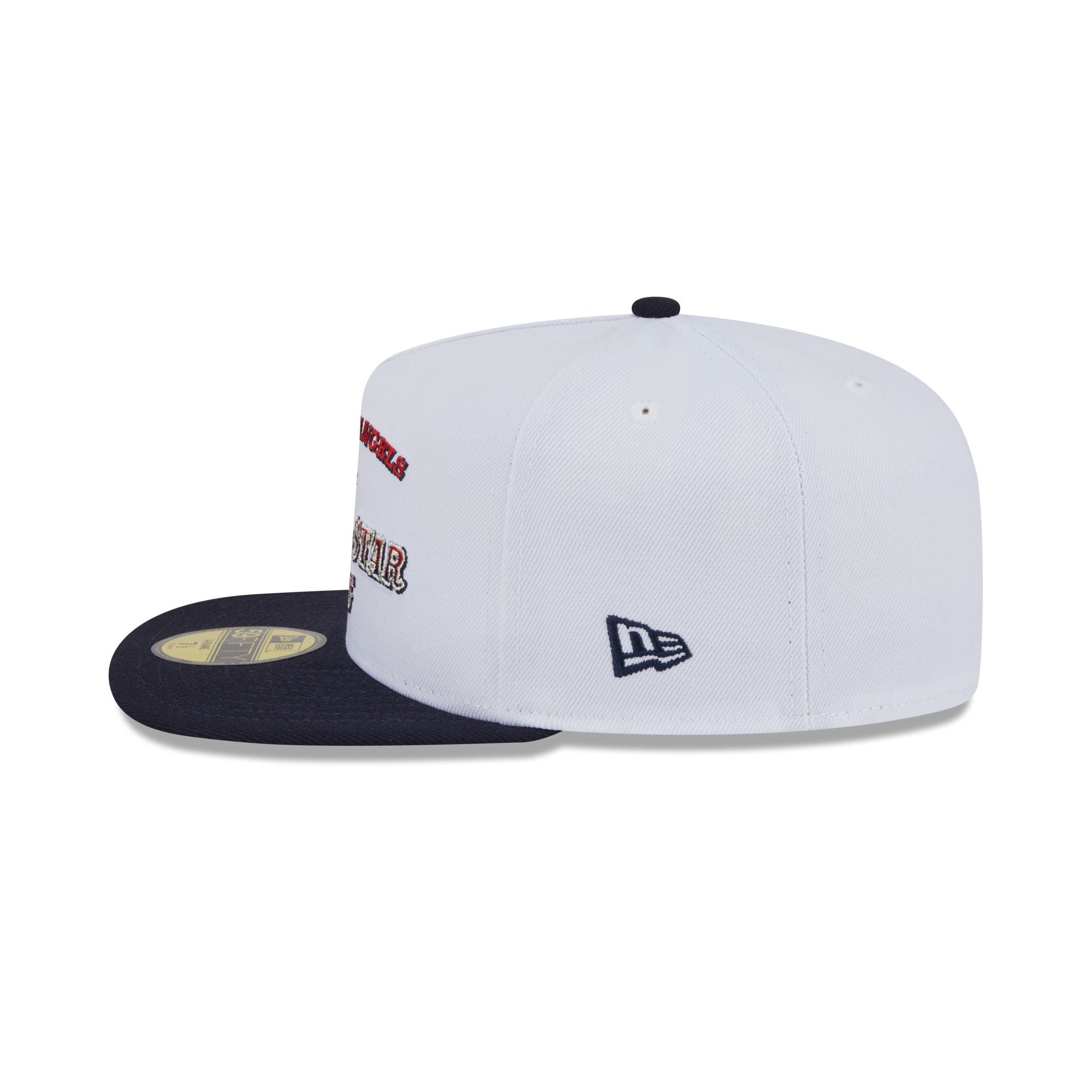 Los Angeles Angels Summer Derby White 59FIFTY A-Frame Fitted Hat