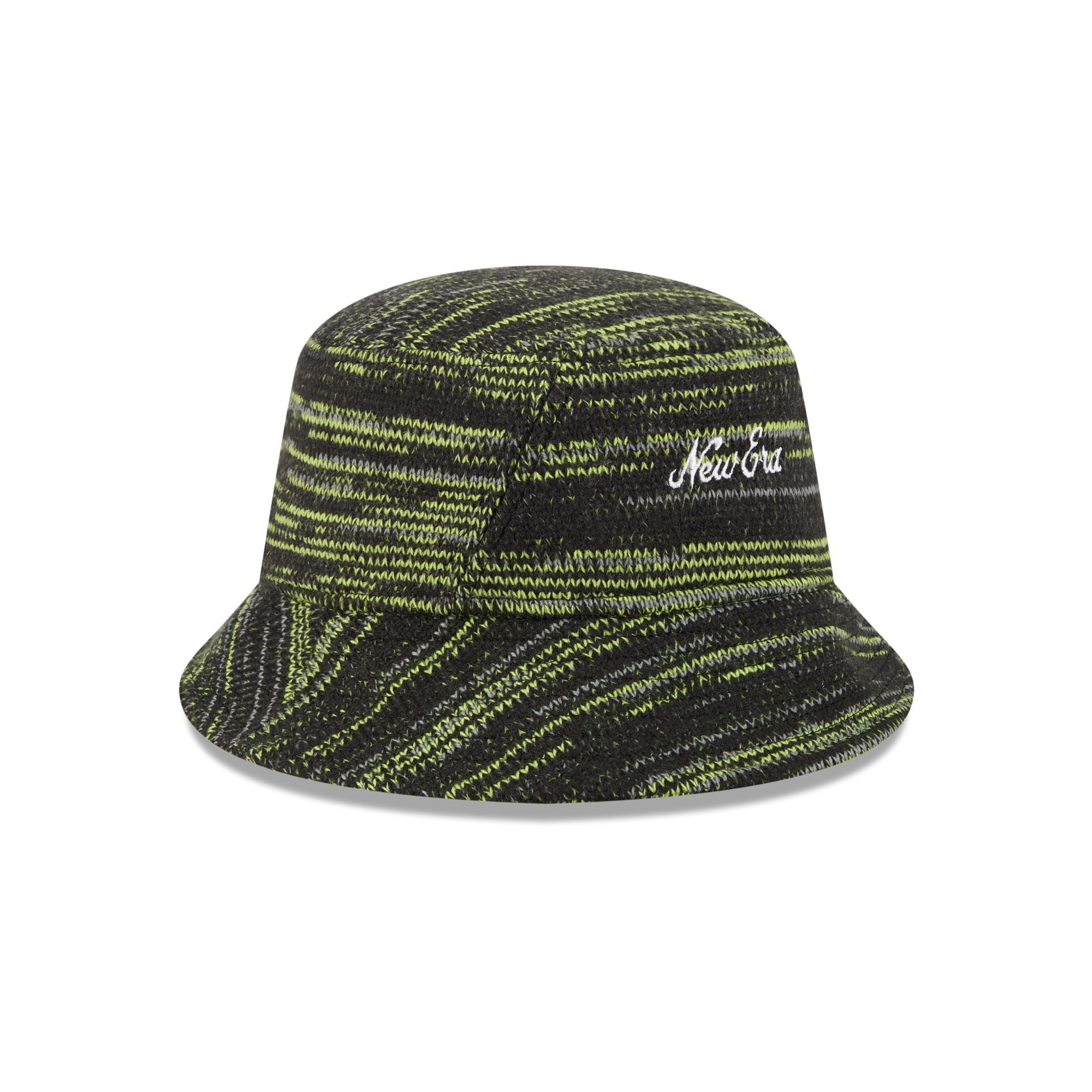 New Era Cap Cyber Green Knit Bucket Hat