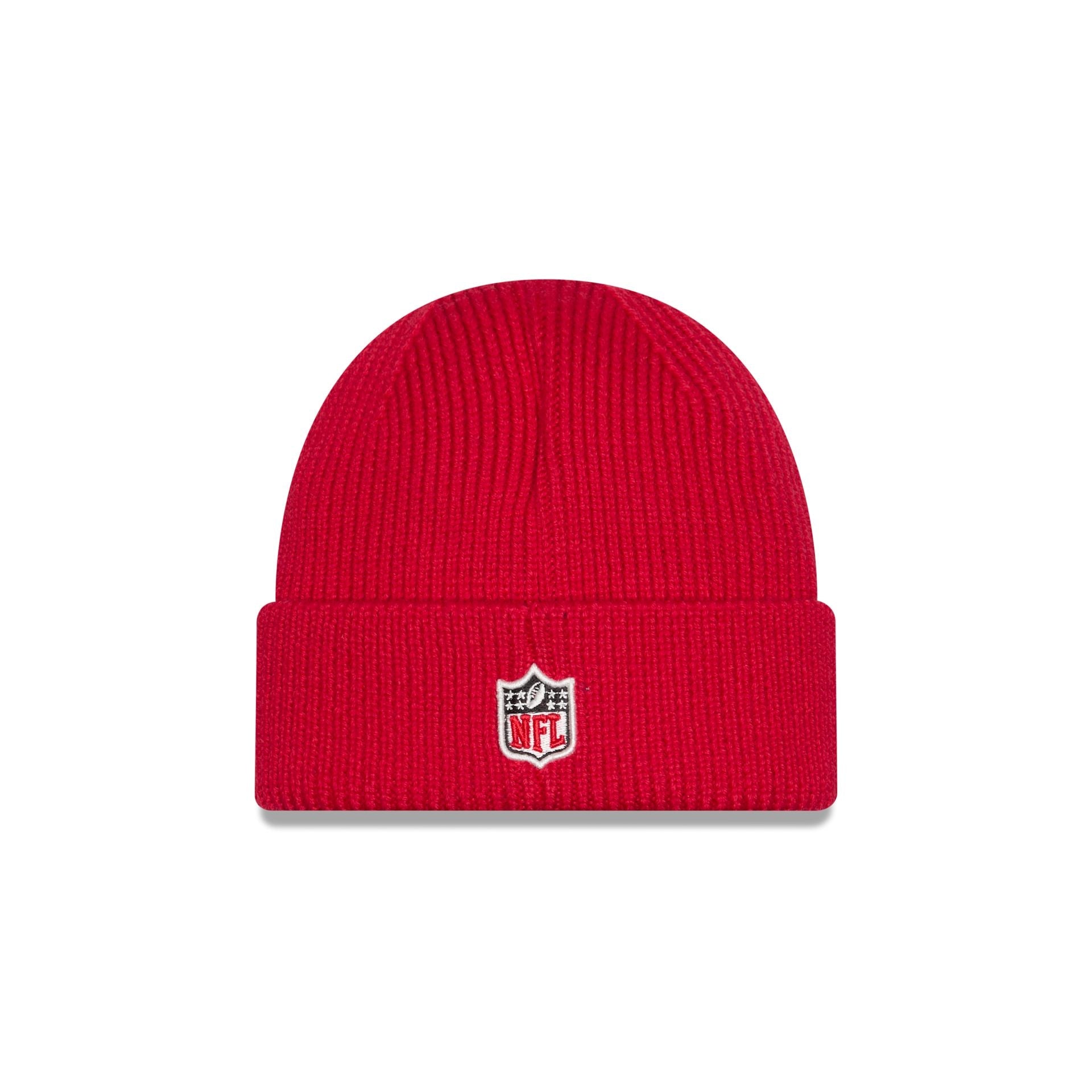 Kansas City Chiefs Short Skull Cuff Knit Beanie Hat