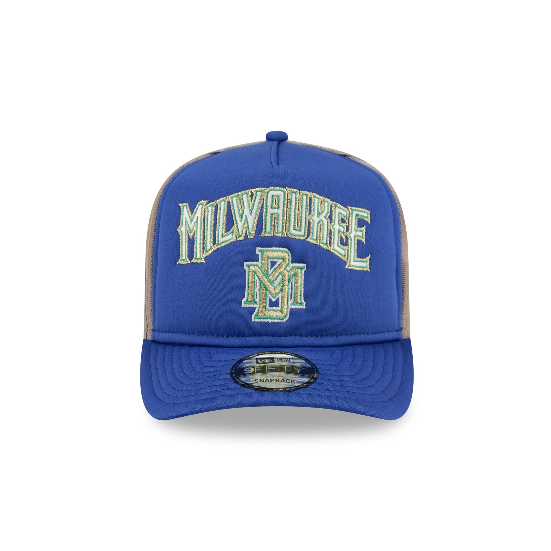 Milwaukee Brewers Arched 9FIFTY A-Frame Trucker Hat