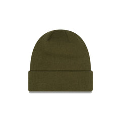 New Era Cap Basic Olive Green Knit Beanie Hat