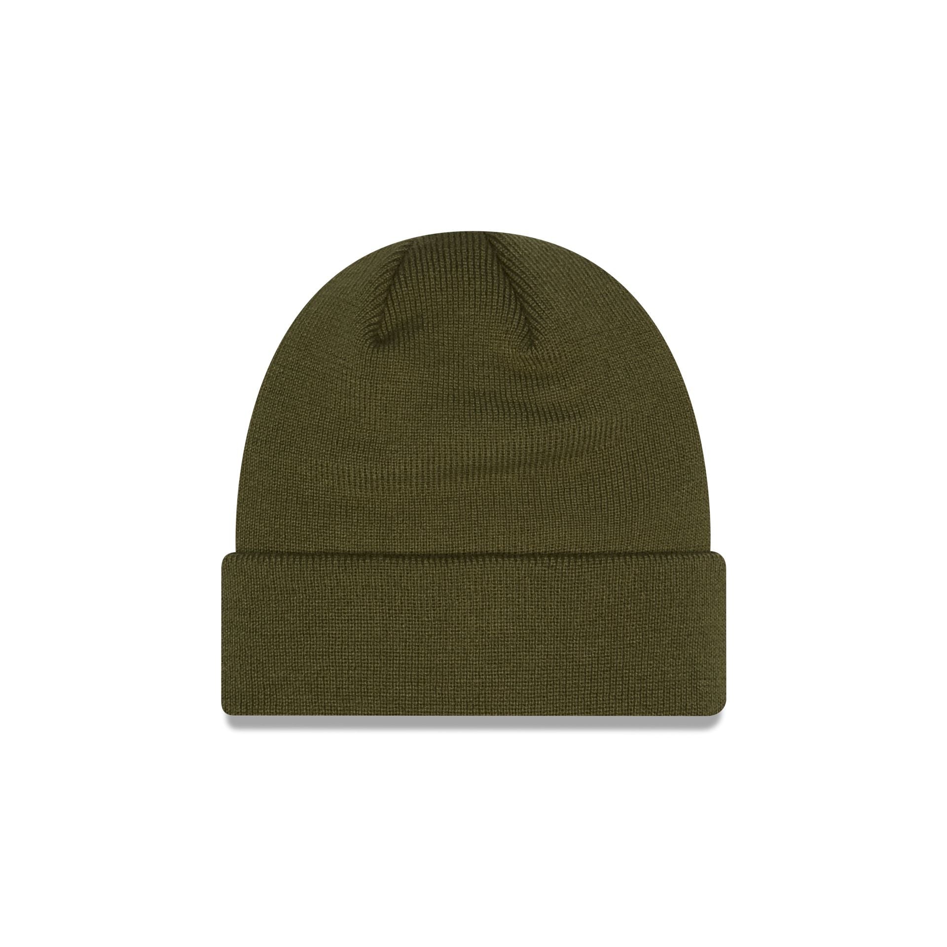 New Era Cap Basic Olive Green Knit Beanie Hat