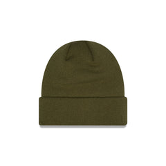 New Era Cap Basic Olive Green Knit Beanie Hat