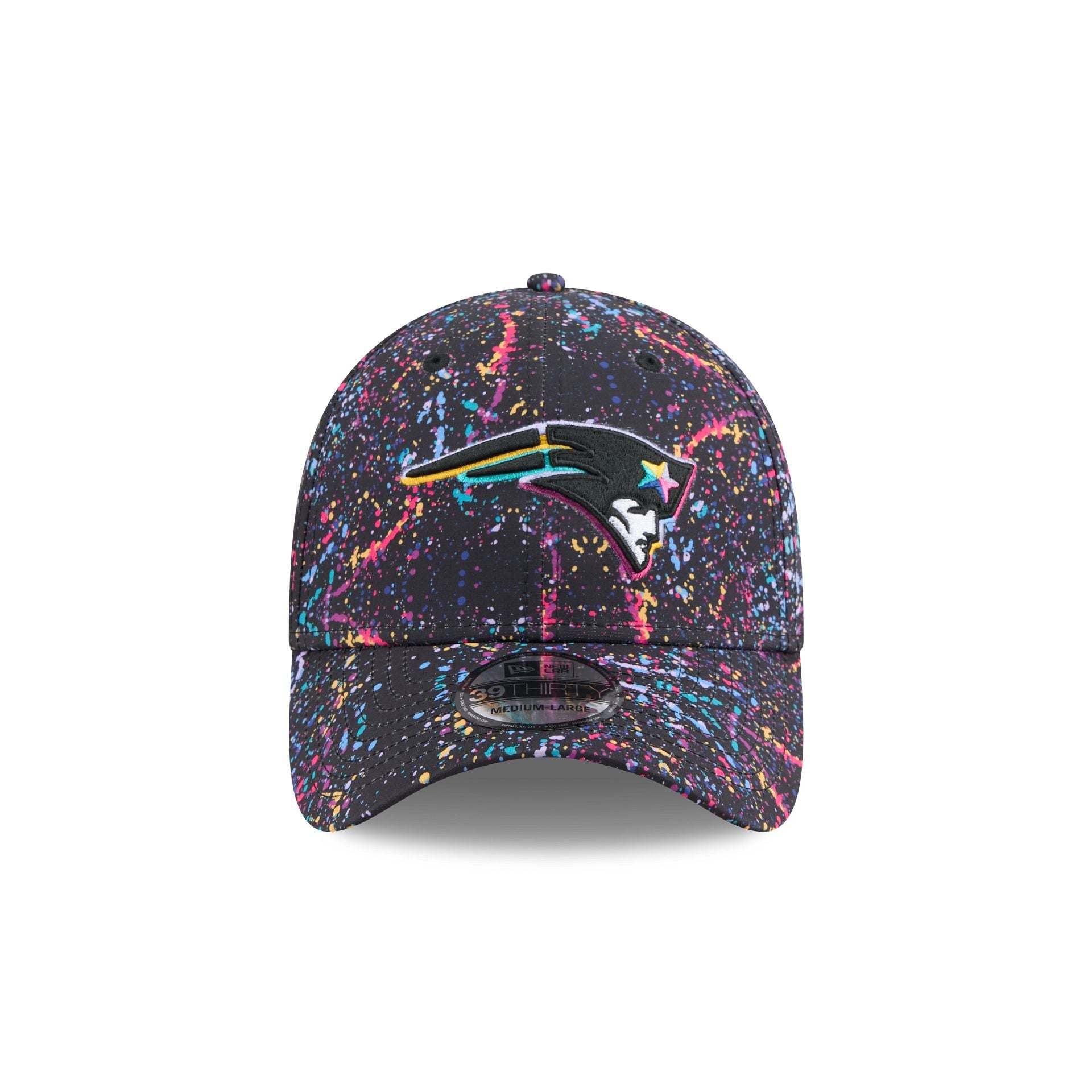 New England Patriots 2025 Crucial Catch 39THIRTY Stretch Fit Hat