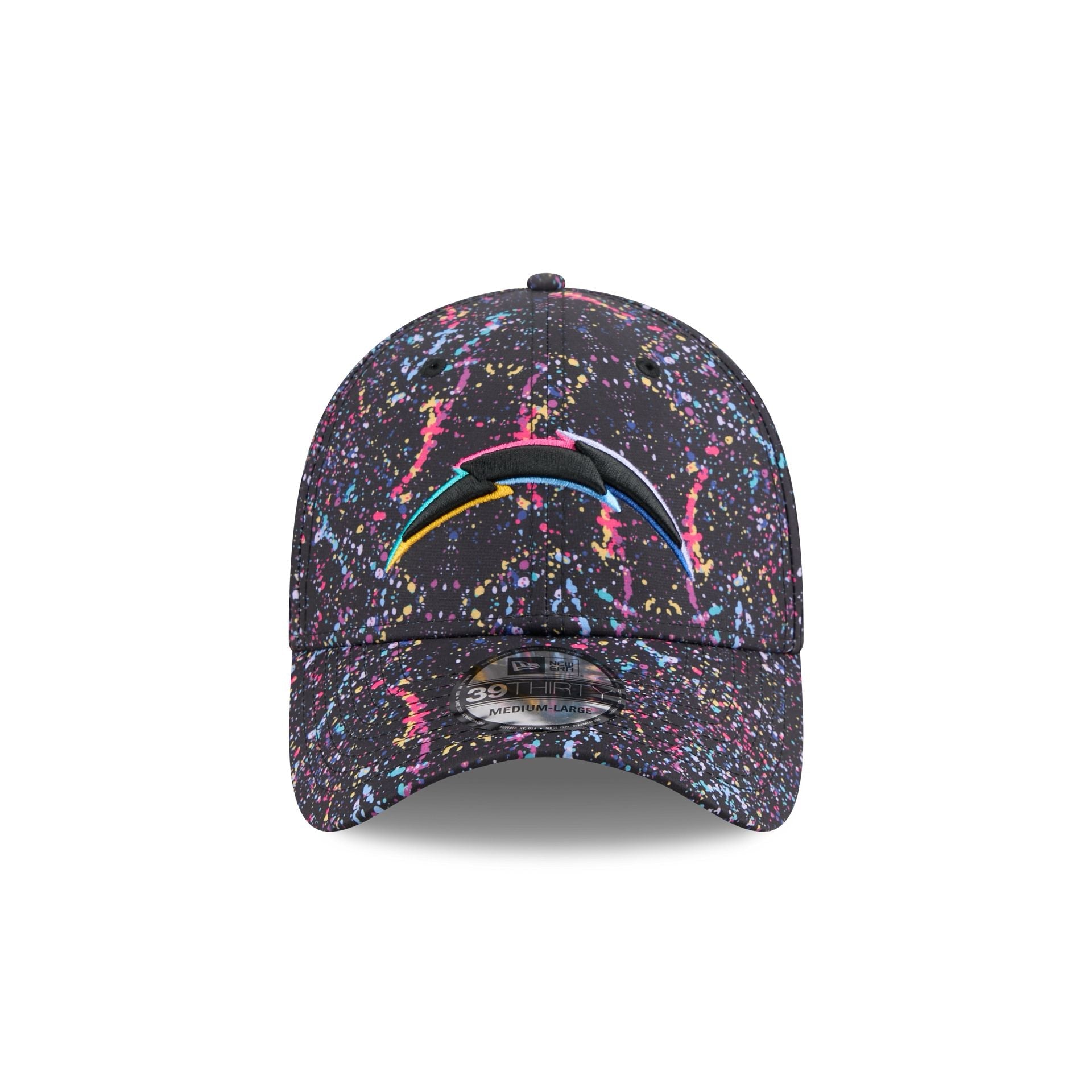 Los Angeles Chargers 2025 Crucial Catch 39THIRTY Stretch Fit Hat