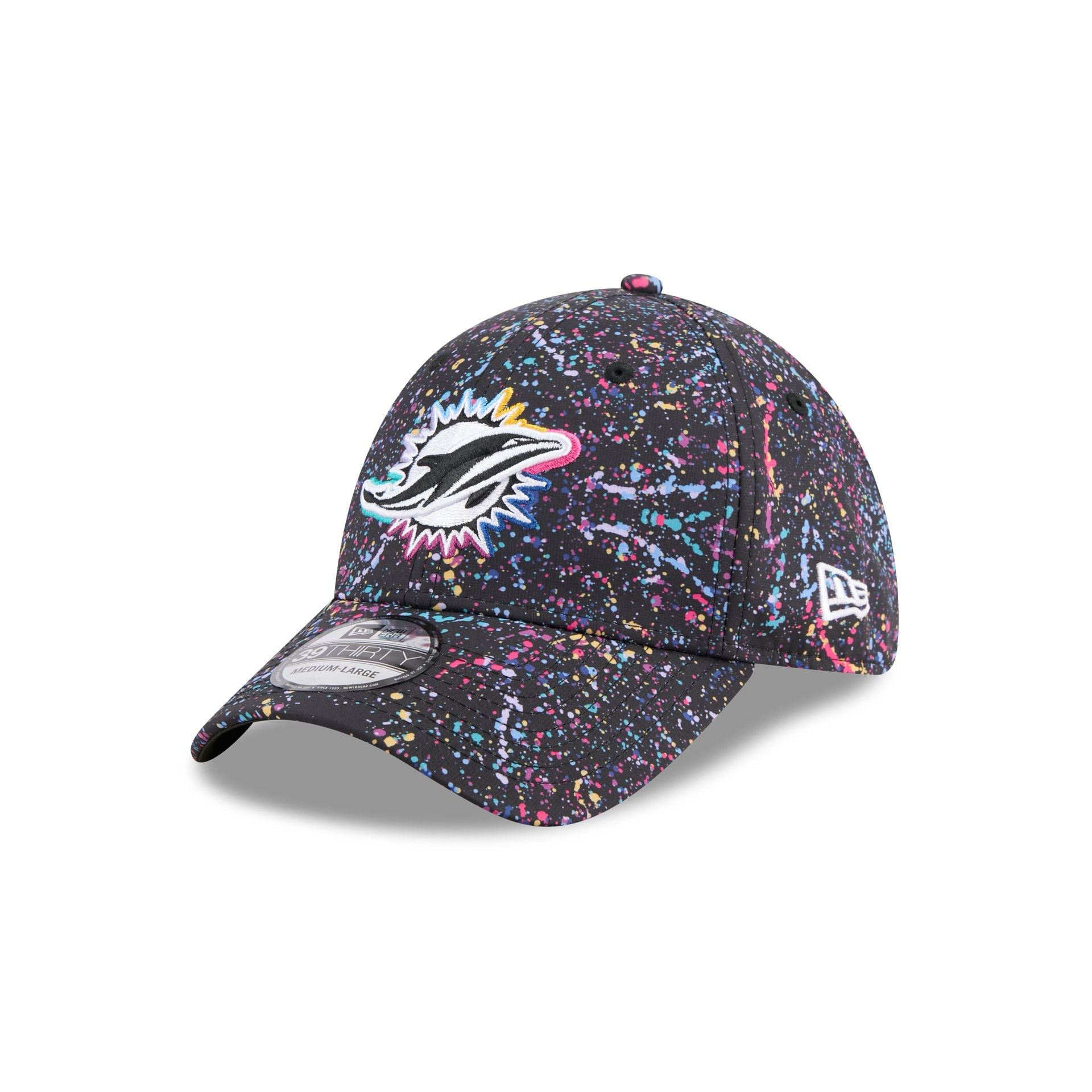 Miami Dolphins 2025 Crucial Catch 39THIRTY Stretch Fit Hat