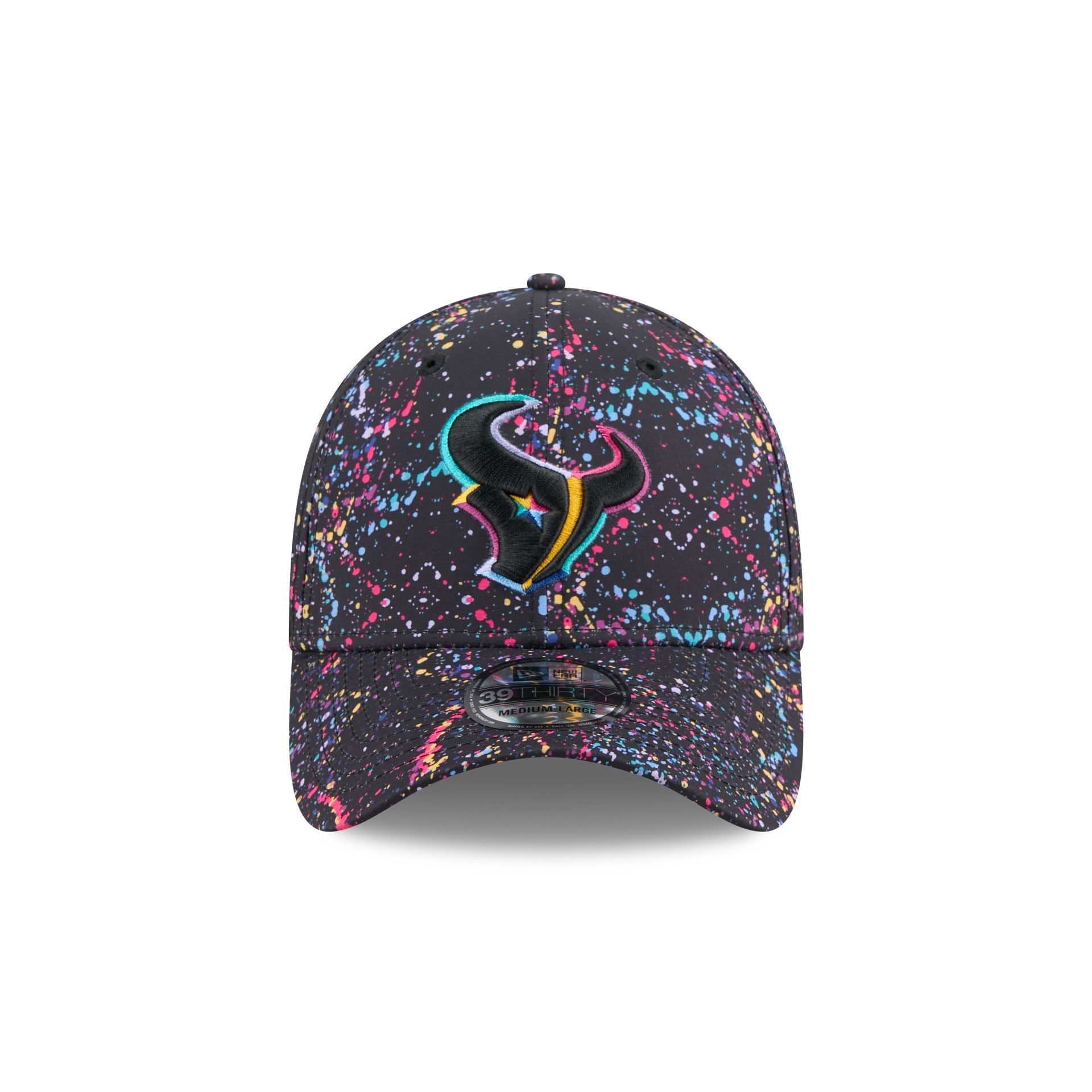Houston Texans 2025 Crucial Catch 39THIRTY Stretch Fit Hat