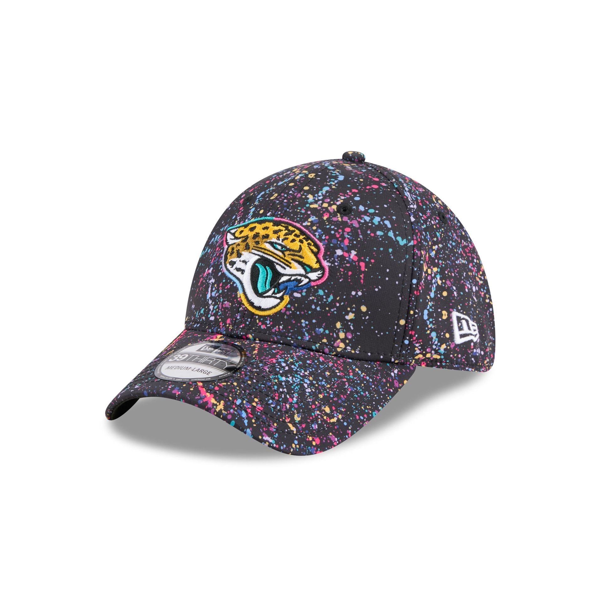 Jacksonville Jaguars 2025 Crucial Catch 39THIRTY Stretch Fit Hat